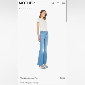 MOTHER The Weekender Fray jeans